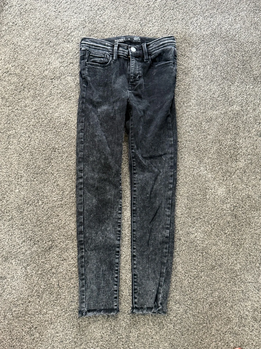 Girls old Navy black high rise jeans